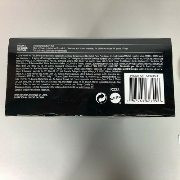 BBC Doctor Who Jodie Whittaker Barbie Signature Series Doll Thirteenth 13th New - Picture 7 of 10